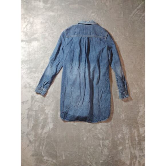 Polo Ralph Lauren Girl's Size 12 Denim Cotton Shirt Dress - Picture 2 of 11